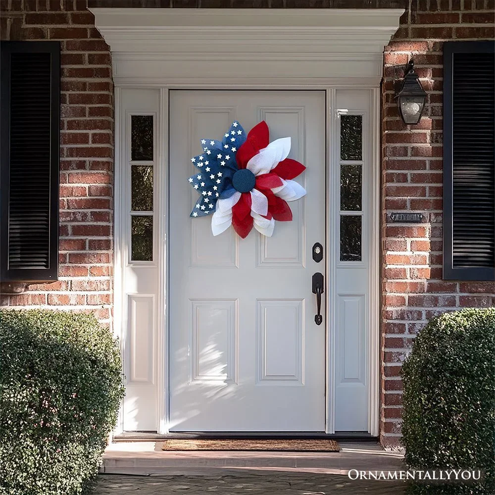 Rustic Burlap Patriotic 22